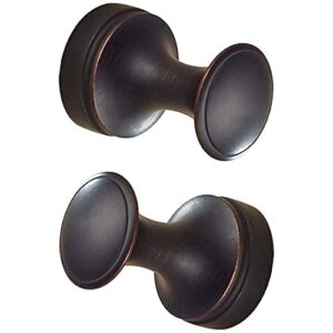 bigbig home bronze towel hooks, bathrooms wall hook farmhouse robe hooks bedroom coat clothes hanger, oil rubbed finish 2 pack orb