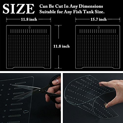 Shiroumiya Aquarium Fish Tank Divider Isolation Board for Mixed Breeding Made by PET/PETP