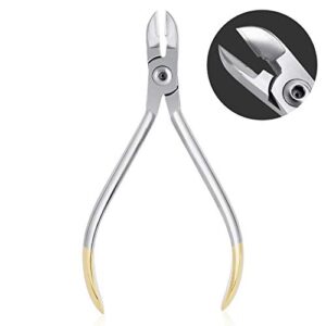 dental ligature cutter plier, orthodontic light wire cutting pliers instruments with tip, wire cutter dental instrument tool for dentists