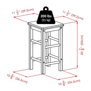 Winsome Suzanne 3-PC Set Space Saver Kitchen, Coffee Finish, 29.61x29.13x32.76