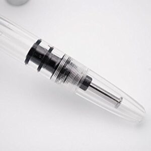 czxwyst 601 Steel Cap Vacumatic Fountain Pen (transparent-2)