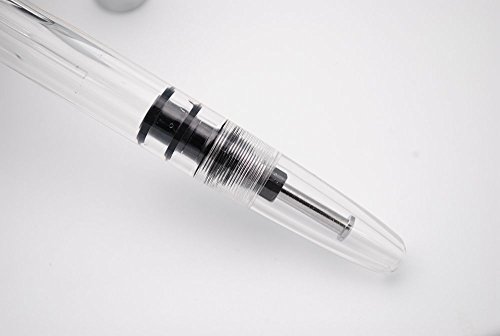 czxwyst 601 Steel Cap Vacumatic Fountain Pen (transparent-2)