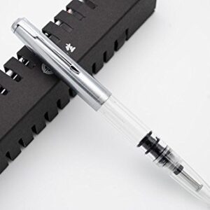 czxwyst 601 Steel Cap Vacumatic Fountain Pen (transparent-2)