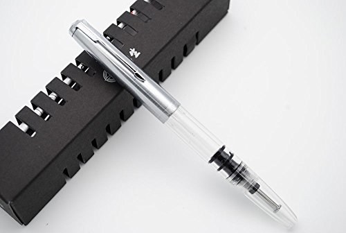 czxwyst 601 Steel Cap Vacumatic Fountain Pen (transparent-2)