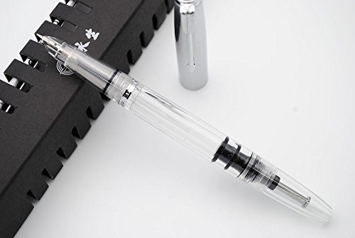 czxwyst 601 Steel Cap Vacumatic Fountain Pen (transparent-2)