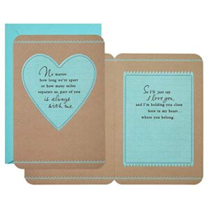 Hallmark Love Card Assortment, New Relationship/Miss You/Time Apart/Just Because (6 Cards with Envelopes)