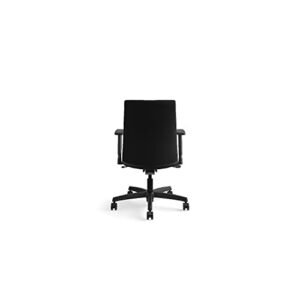 HON It105cu10 Ignition Series Fabric Low-Back Task Chair, Supports 300 Lbs, Black Seat-Back-Base