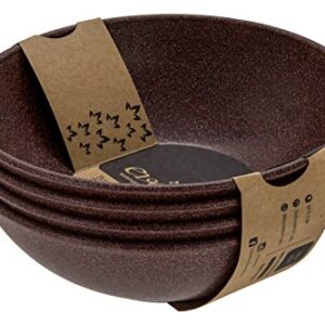 EVO Sustainable Goods Salad Bowl Set, 35 oz, Dark Brown