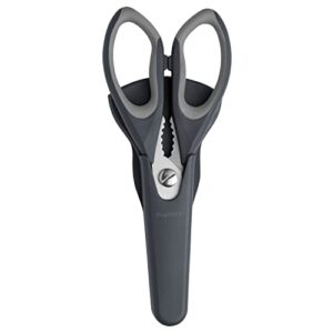 berghoff 1106254 kitchen scissors with sheath black and stainless steel