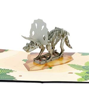 liif dinosaur 3d greeting pop up birthday card, happy birthday card for kids, boy, son, all occasions, birthday, thank you, thinking of you, congratulations