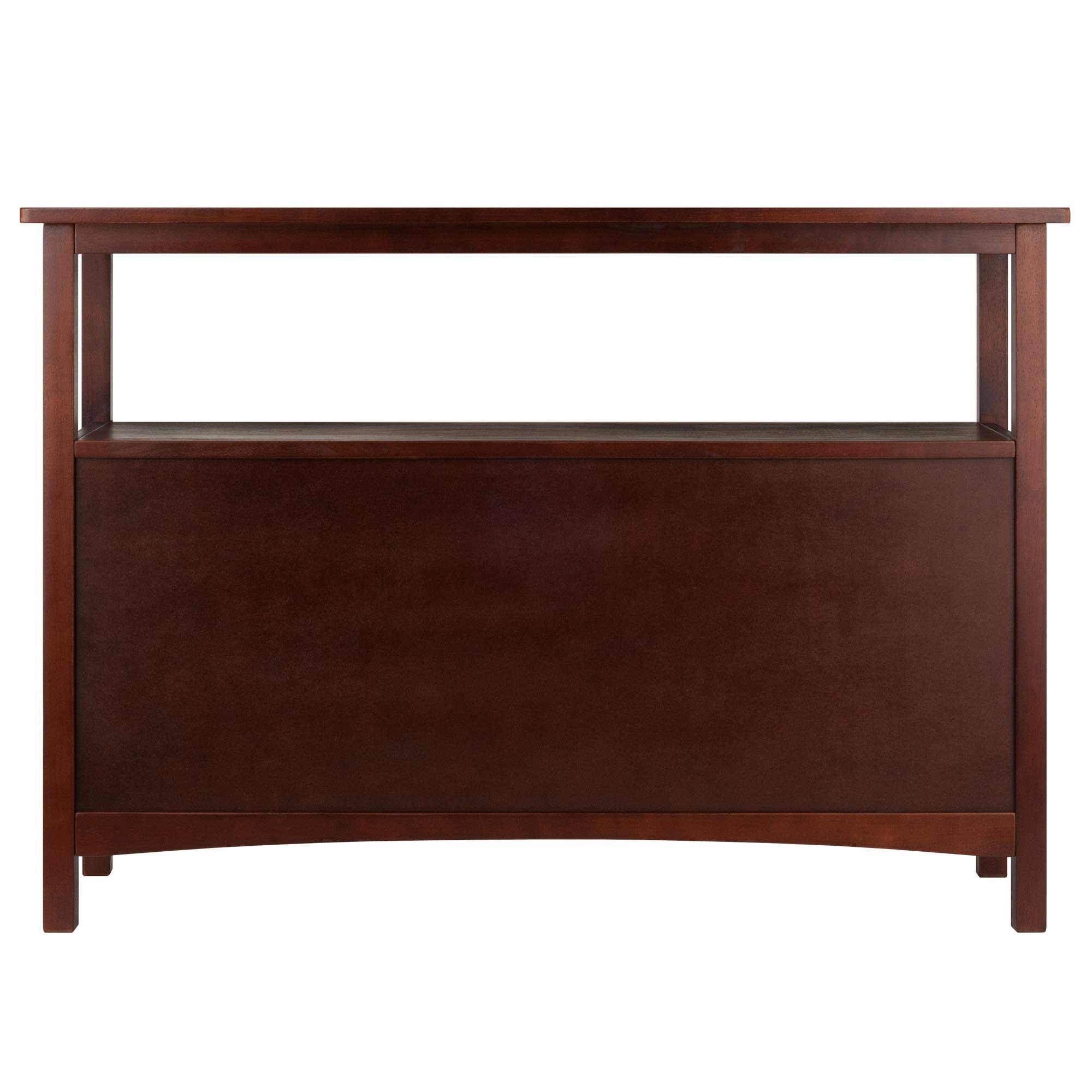 Winsome Colby Buffet Cabinet, Walnut, 45.51x15.75x32.05