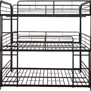 ACME Furniture Cairo Triple Bunk Bed, Twin, Sandy Black