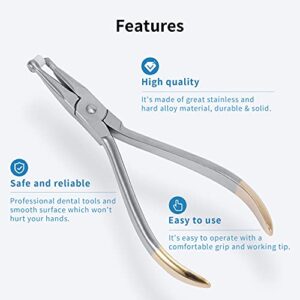 Dental Adhesive Removing Pliers, Orthodontic Bandage Remover Forceps Dental Surgical Instrument Tool Tooth Pulling Kit for Dentist - Easy to Use and Portable