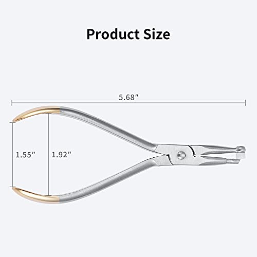 Dental Adhesive Removing Pliers, Orthodontic Bandage Remover Forceps Dental Surgical Instrument Tool Tooth Pulling Kit for Dentist - Easy to Use and Portable