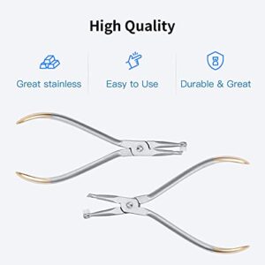 Dental Adhesive Removing Pliers, Orthodontic Bandage Remover Forceps Dental Surgical Instrument Tool Tooth Pulling Kit for Dentist - Easy to Use and Portable