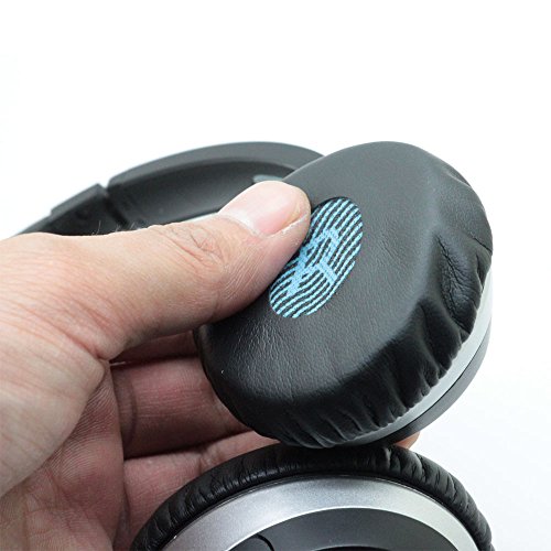 Replacement Ear Pad Earpad Ear Cushions Kit for Bose OE2 OE2i Sound Link On-Ear Headphones Ear Pads Cushion Headset Ear Cover, Black