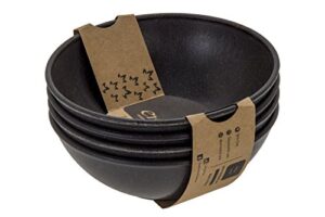 evo sustainable goods bowl set, 24 oz. , black