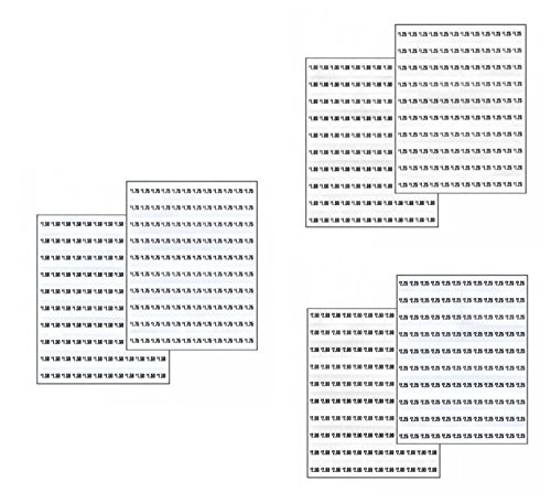 Vending Machine Price Labels Dixie Narco Model 2145, 5591 Sheets, Three Sheets Total- $1.00, (on Back $1.25), 1.50, (on Back $1.75), 2.00, (on Back $2.25), 120 Labels per Sheet