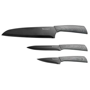 hampton forge tomodachi hmc01a612c raintree ash – 3 piece knife set with matching blade guards