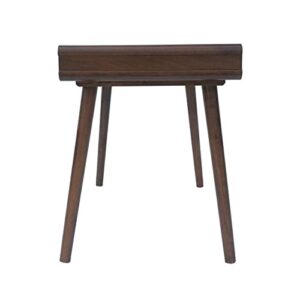 Christopher Knight Home Peninah Mid-Century Rubberwood Writing Desk, Medium Brown, 23.5 inches deep x 40.10 inches wide x 30. 00 inches high