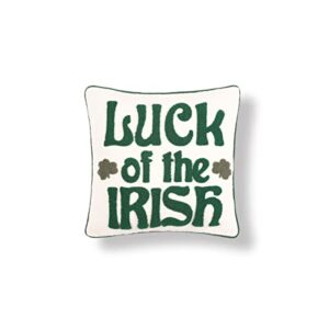 c&f home 18" x 18" luck of the irish clover st. patrick's pillow 18" x 18" green