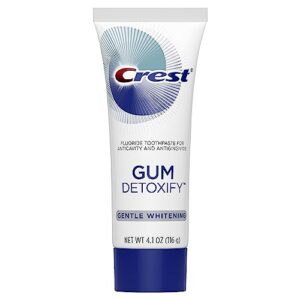 crest gum detoxify gentle whitening toothpaste, 4.1 oz