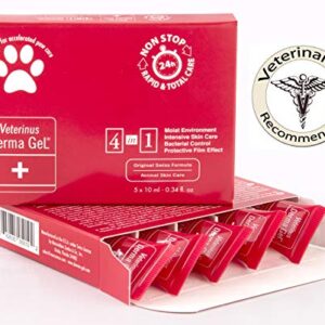 Veterinus Derma GeL® PAW Care Pack with 5 x Mini Tubes 10mL - 0.34 fl.oz. - CAT Safe Non Toxic Contains: Freeze Dried Lavender extr. (no Essential Oil)