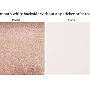 Crafasso 12" x 12" 300gms heavy & premium cardstock, 15 sheets, rose gold(Pink scheme)