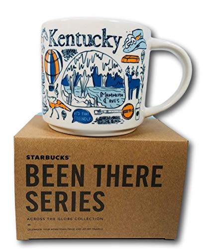 Starbucks Kentucky Coffee Mug Been There Series Across the Globe Collection,14 ounce