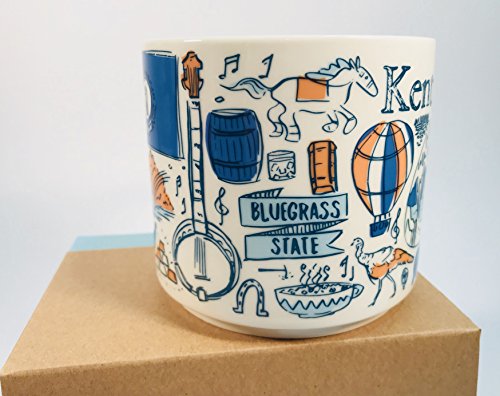 Starbucks Kentucky Coffee Mug Been There Series Across the Globe Collection,14 ounce