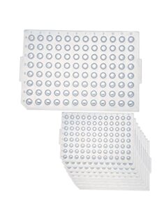 96-well pcr plate silicone cap, silicone sealing mat for 96-well pcr plate, non-sterile (pack of 10)