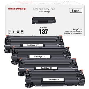 arcon 4 pack compatible for canon 137 cartridge 137 crg-137 toner for canon imageclass mf236n mf227dw d570 mf229dw mf247dw lbp151dw canon mf236n mf227dw d570 mf229dw mf247dw lbp151dw printer ink