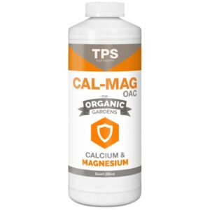 organic cal-mag oac plant nutrient and supplement, plus iron and micronutrients by tps nutrients, 1 quart (32 oz)