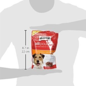 Milk - Bone Variety Pill Pouches with Real Chicken & Hickory Smoke Bacon Flavor – Each Pack 6 oz/Approx 25 Dog Treats