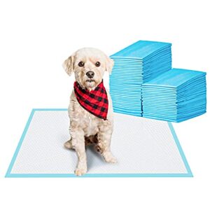 bestle pet training and puppy pads pee pads for dogs 22"x22" super absorbent & leak-proof