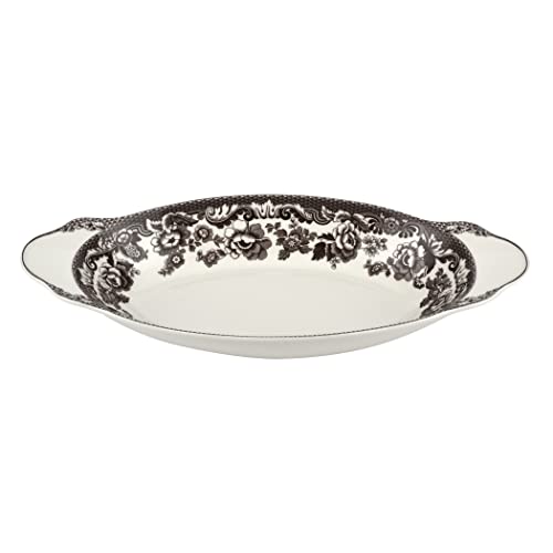 Spode Delamere 15.25" Bread Tray | Serving Platter for Thanksgiving, Dinner Parties, and Other Events | Made from Fine Porcelain | Microwave and Dishwasher Safe