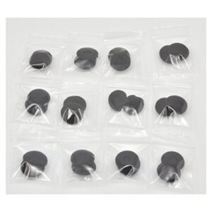 Simoutal Earbud Covers 12 Pairs Replacement Foam Earphone Covers with Separate Packaging Earbud Sponge Covers for in Ear Earbuds (Black)