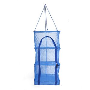 4 layers fish mesh hanging drying net, foldable food dehydrator drying rack vegetable fish dishes mesh natural dry food receive storage carrying bag meat drying rack with mesh meat drying rack dry fi