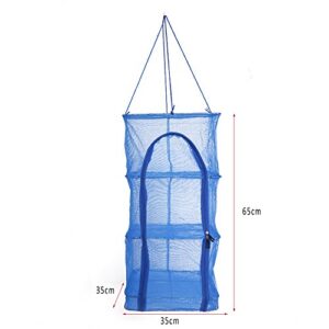 4 Layers Fish Mesh Hanging Drying Net, Foldable Food Dehydrator Drying Rack Vegetable Fish Dishes Mesh Natural Dry Food Receive Storage Carrying Bag Meat Drying Rack With Mesh meat drying rack dry fi