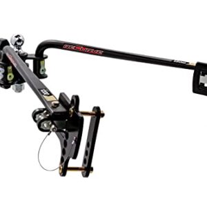 Camco Eaz-Lift ReCurve R3 1,200lb Weight Distribution Hitch | Features 1,400lb Max Tongue Weight Rating, 2-5/16-inch Ball has a 15,000lb Max Rating, and Adjustable Sway Control | (48753)