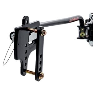 Camco Eaz-Lift ReCurve R3 1,200lb Weight Distribution Hitch | Features 1,400lb Max Tongue Weight Rating, 2-5/16-inch Ball has a 15,000lb Max Rating, and Adjustable Sway Control | (48753)