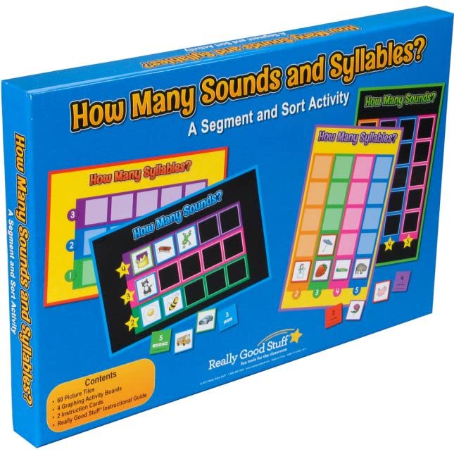 Really Good Stuff How Many Sounds and Syllables A Segment and Sort Activity