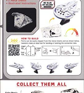 Fascinations Metal Earth Premium Series Lando Calrissian's Millennium Falcon Solo 3D Metal Model Kit