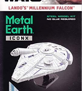 Fascinations Metal Earth Premium Series Lando Calrissian's Millennium Falcon Solo 3D Metal Model Kit