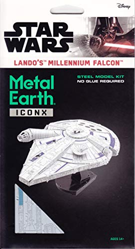 Fascinations Metal Earth Premium Series Lando Calrissian's Millennium Falcon Solo 3D Metal Model Kit