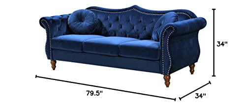 Container Furniture Direct Anna1 Sofa, Blue