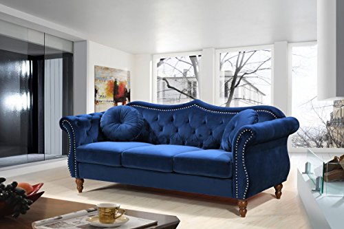 Container Furniture Direct Anna1 Sofa, Blue