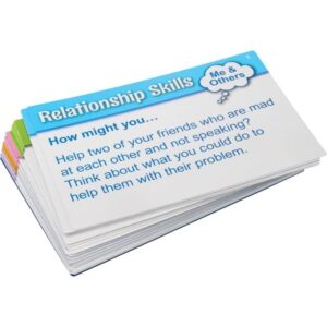 Mindfulness Activity Conversation Starter Cards for Kids- Behavior Help - Exercises to Build Emotional Resilience, Confidence, Positivity and Well-Being