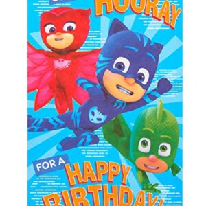 American Greetings Birthday Card for Kids (PJ Masks)