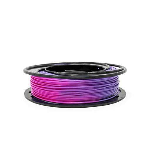 Gizmo Dorks PLA Filament 1.75mm 200g for 3D Printers, Heat Color Change Purple to Pink